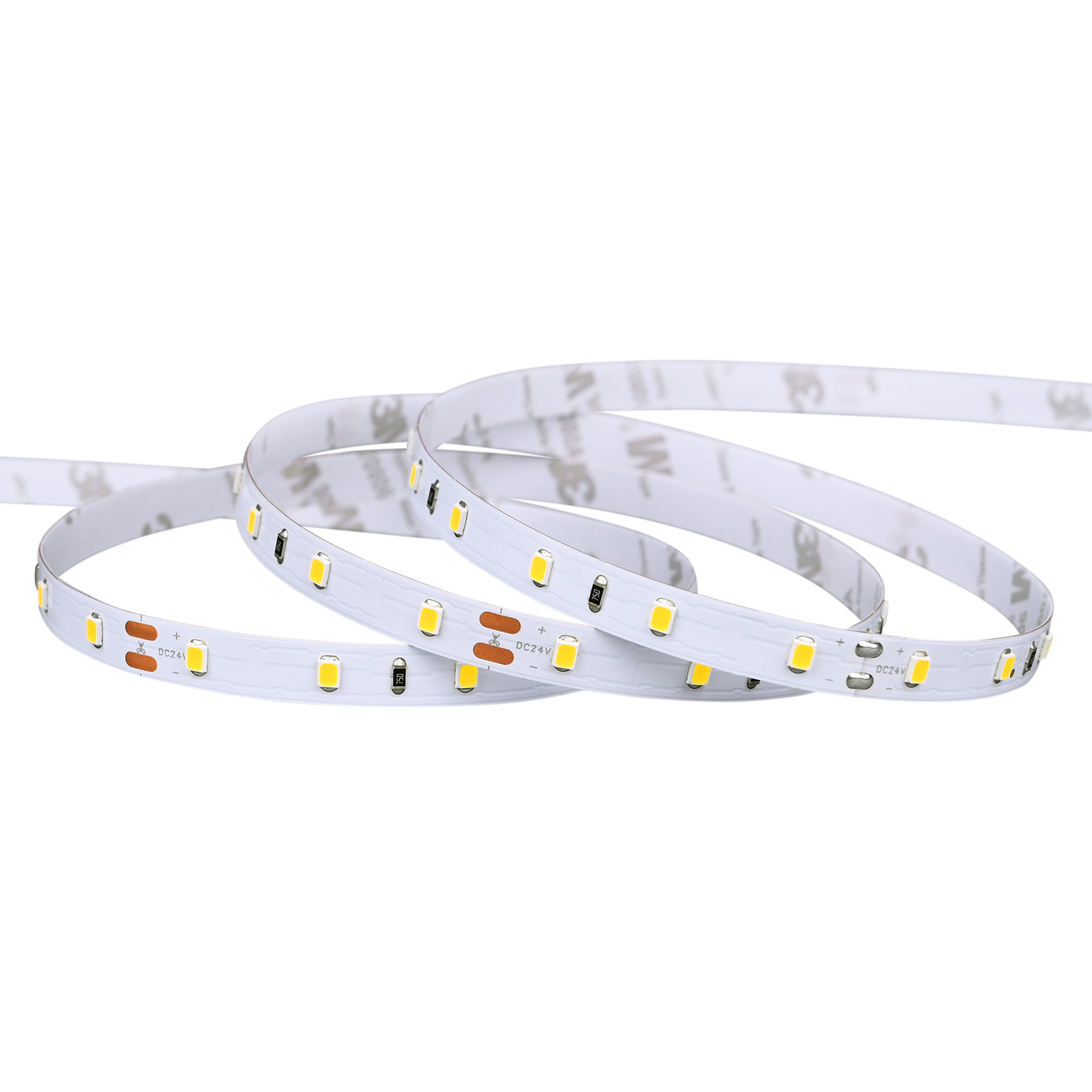 01 EuroSpot Led Ταινία DC:24V 2835 SMD IP20 9.6W/M 102lm/W 6200K 5m Ψυχρό Λευκό - Image 1