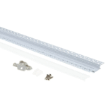 EuroSpot Προφίλ Αλουμινίου Γυψοσανίδας Ασημί Για Led Ταινίες L=2m 62x14mm NW=21mm Γαλακτερό Κάλυμμα - Image 3