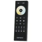 EuroSpot RF 2.4GHz 4Ζωνο Μαύρο Τηλεχειριστήριο CCT Ταινίας-Led - Image 2