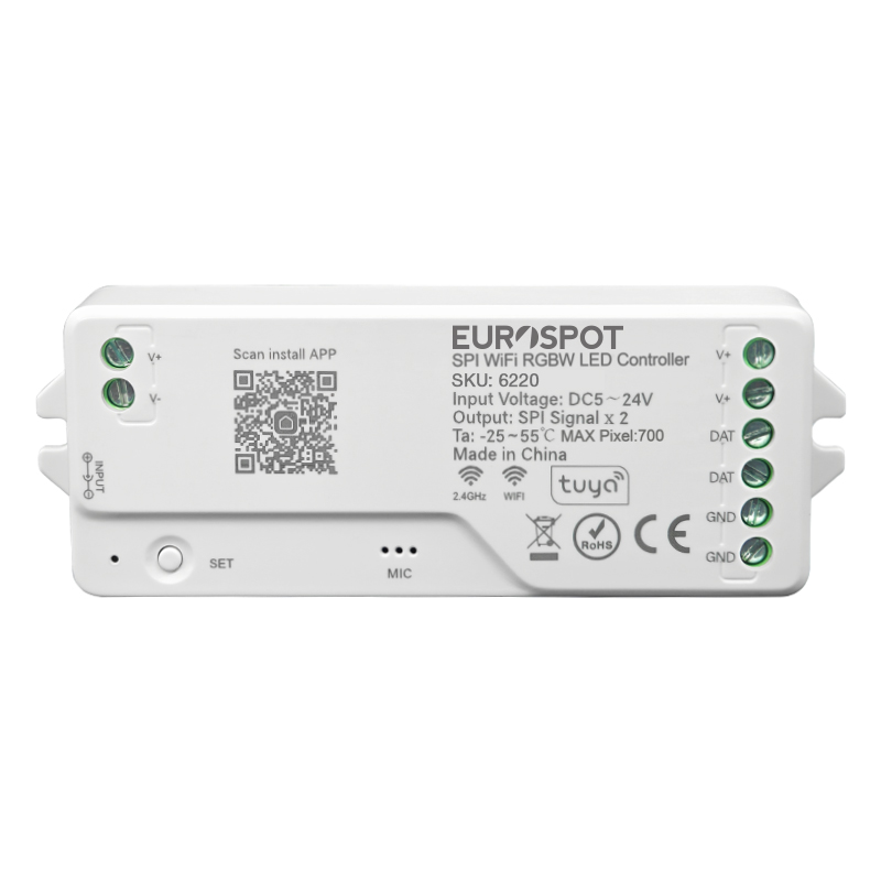 SKU6220-1 EuroSpot Led Controller SPI RGBW Tuya WIFI+2.4RF - Image 1