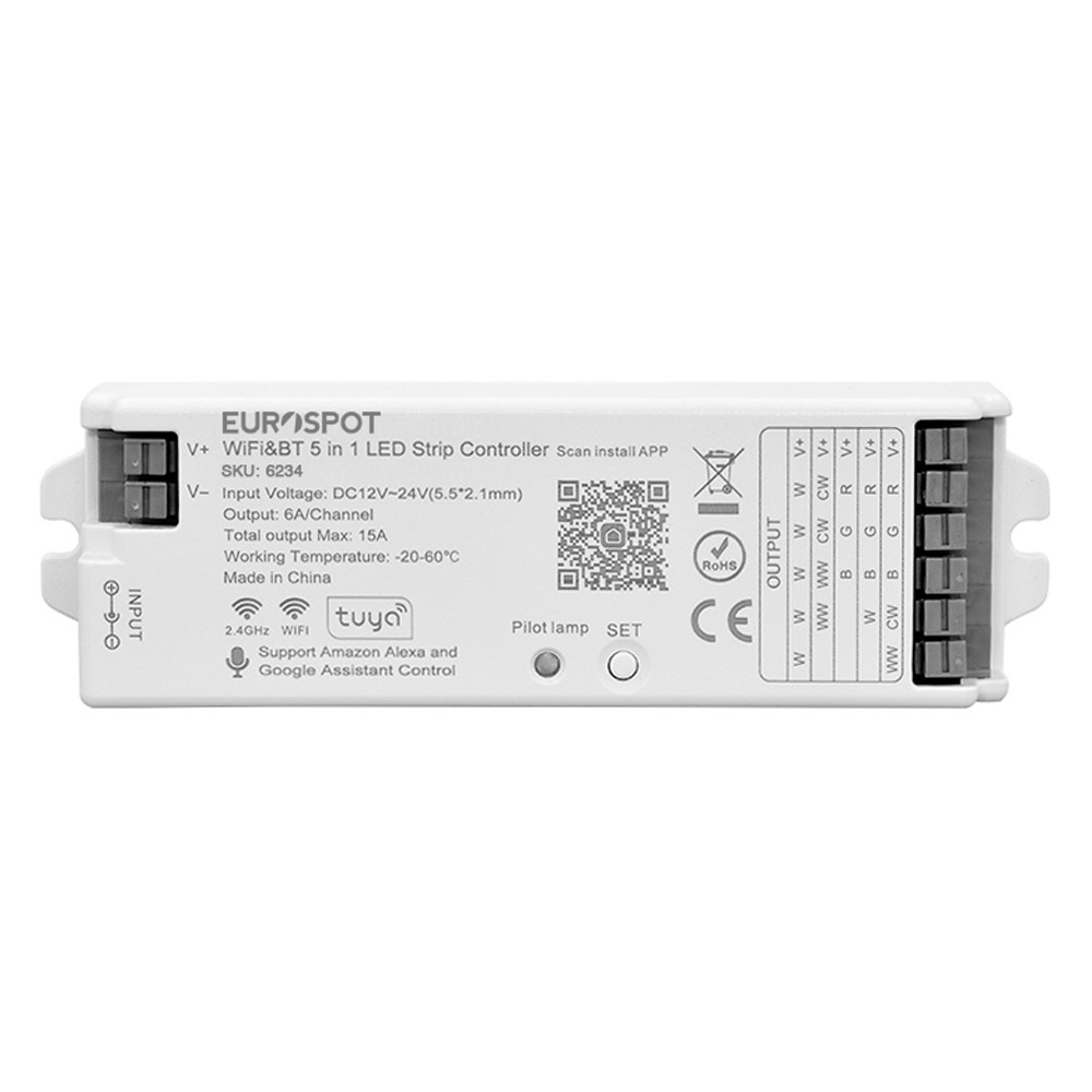 WB5-6234-1 EuroSpot Led Controller Tuya, Wi-Fi & Bluetooth 5in1 - Image 1