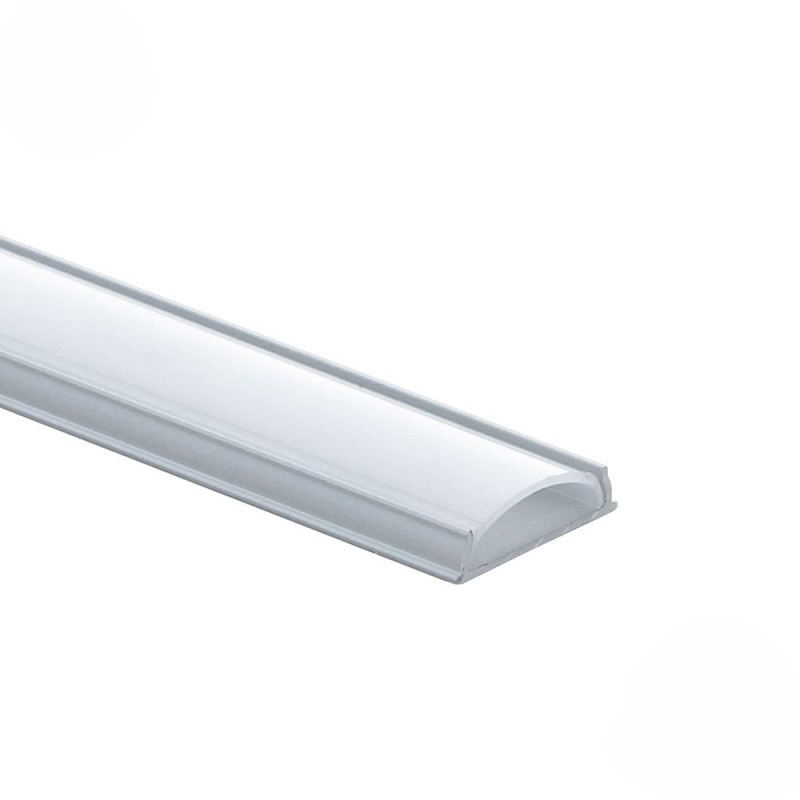 alumium-profile-eurospot-led-5111-800x800-1 EuroSpot Προφίλ Αλουμινίου Εύκαμπτο Για Led Ταινίες L=2m 17.6x4mm NW=14.2mm Γαλακτερό Κάλυμμα - Image 1