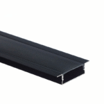 EuroSpot Προφίλ Αλουμινίου Χωνευτό Μαύρο Για Led Ταινίες L=2m 41x10mm NW=27.3mm Μαύρο Κάλυμμα