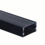 EuroSpot Προφίλ Αλουμινίου Μαύρο Για Led Ταινίες L=2m 40x20mm NW=31mm Μαύρο Κάλυμμα