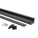 EuroSpot Προφίλ Αλουμινίου Γυψοσανίδας Για Led Ταινίες Μαύρο L=2m 71.5x35mm NW=31mm Μαύρο Κάλυμμα - Image 3