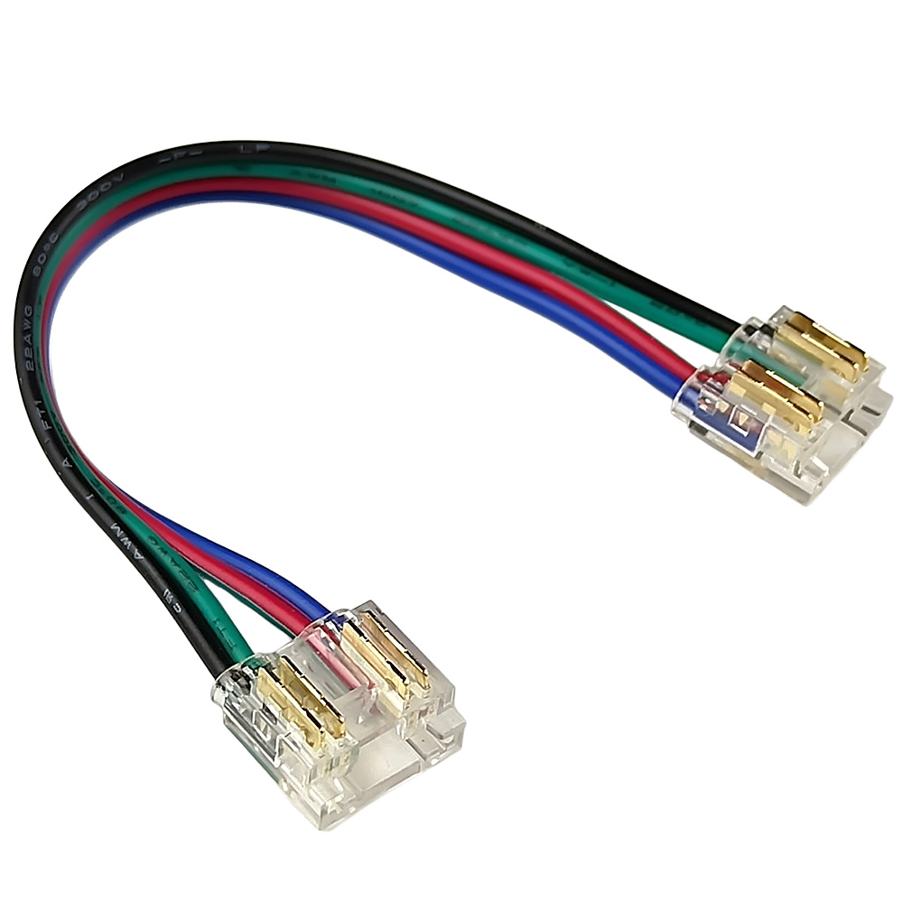 4956-b EuroSpot Σύνδεσμος Ταινίας Led Cob RGB Καλωδιακός Δύο Άκρων - Image 1