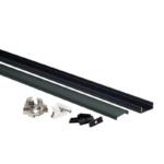 EuroSpot Προφίλ Αλουμινίου Μαύρο Για Led Ταινίες L=2m 30x10mm NW=25mm Μαύρο Κάλυμμα - Image 3