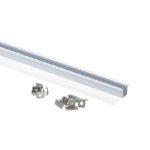 EuroSpot Προφίλ Αλουμινίου Χωνευτό Ασημί Για Led Ταινίες L=2m 12.7x9mm NW=5mm Γαλακτερό Κάλυμμα - Image 3