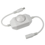 EuroSpot Λευκό Περιστροφικό Led Dimmer Γραμμής DC: 12-24V