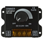 EuroSpot Περιστροφικό Μεταλλικό Led Dimmer για Ταινίες Led DC: 12-24V - Image 2