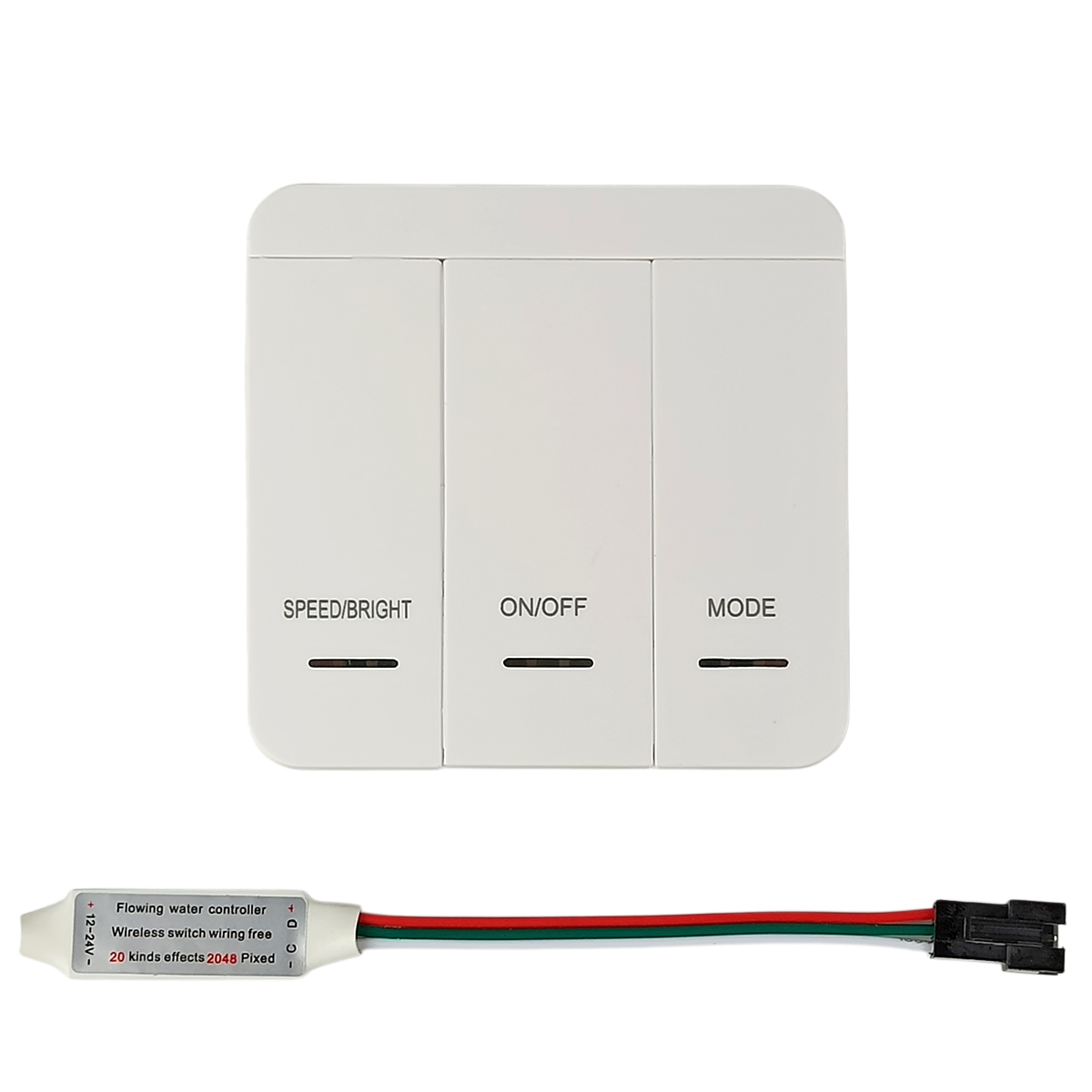 6288-UP EuroSpot Led Kit Controller Πλήκτρων RF 2.4GHz Για Ταινία Led Waterflow DC: 12-24V - Image 1