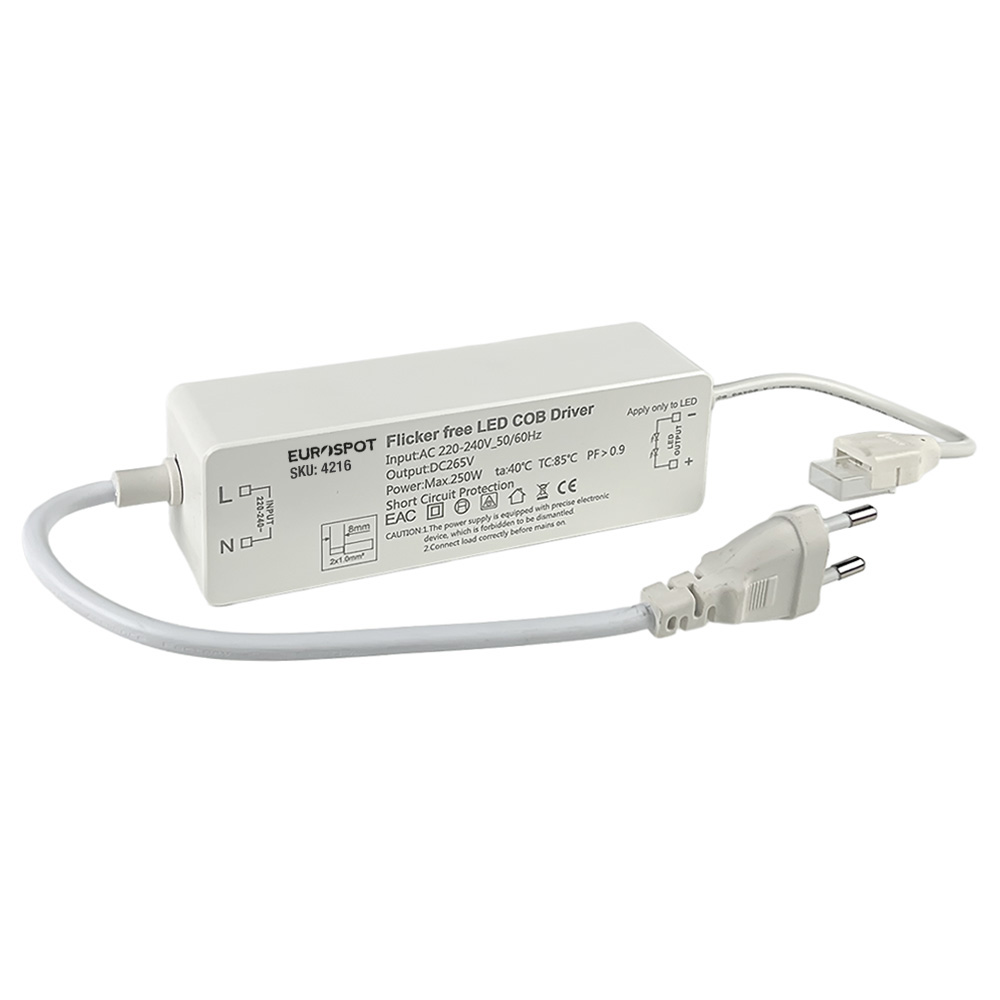 4216 EuroSpot Led 250W Τροφοδοτικό No-Flickering για COB 230V Ταινία Led - Image 1