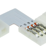 EuroSpot Γωνιακός Σύνδεσμος Ταινίας Led 4Pin για SMD RGB 10mm