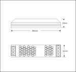 Eurospot Ultra-Slim Τροφοδοτικό Led Αλουμινίου 24V 400W - Image 3