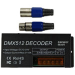 EuroSpot DMX512 Controller για Ταινίες Led RGB DC: 12-24V (8A*3CH) - Image 2