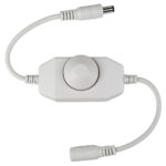 EuroSpot Λευκό Περιστροφικό Led Dimmer Γραμμής DC: 12-24V - Image 2