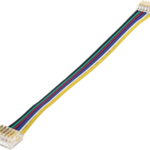 EuroSpot Διπλός Καλωδιακός Σύνδεσμος Ταινίας Led 6Pin για SMD RGB+CCT 12mm