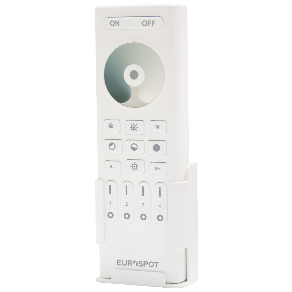 RC01RF-6021-1 EuroSpot RF 2.4GHz 4Ζωνο Λευκό Τηλεχειριστήριο Μονόχρωμης Ταινίας-Led - Image 1