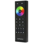 EuroSpot RF 2.4GHz 4Ζωνο Μαύρο Τηλεχειριστήριο RGB+CCT Ταινίας-Led - Image 2