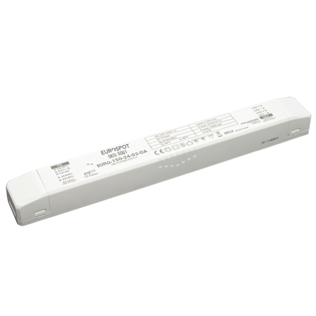 SKU-5061-GTPC-150-24-S2-DA_small Eurospot Τροφοδοτικό Dimmable DALI-2, Push-Dim Ultra Slim 24V 150W 6.25A IP20 - Image 1