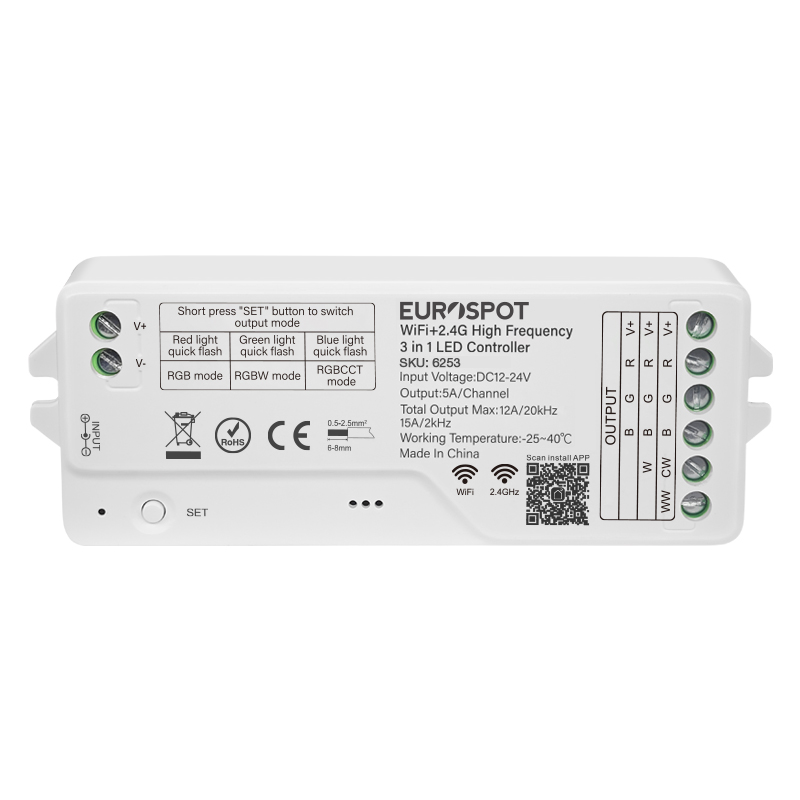 SKU6253-2 EuroSpot Led High Frequency Controller 3in1 Tuya WiFi+ 2.4RF - Image 1