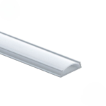 EuroSpot Προφίλ Αλουμινίου Εύκαμπτο Για Led Ταινίες L=2m 17.6x4mm NW=14.2mm Γαλακτερό Κάλυμμα